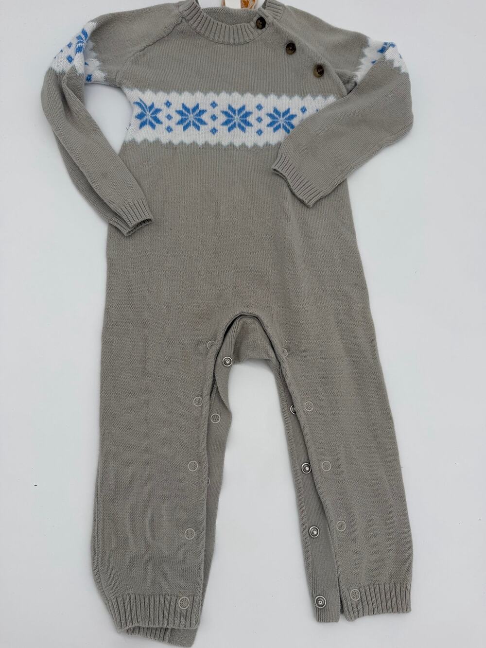 The beaufort bonnet company fair isle perrin playsuit 18/24m
